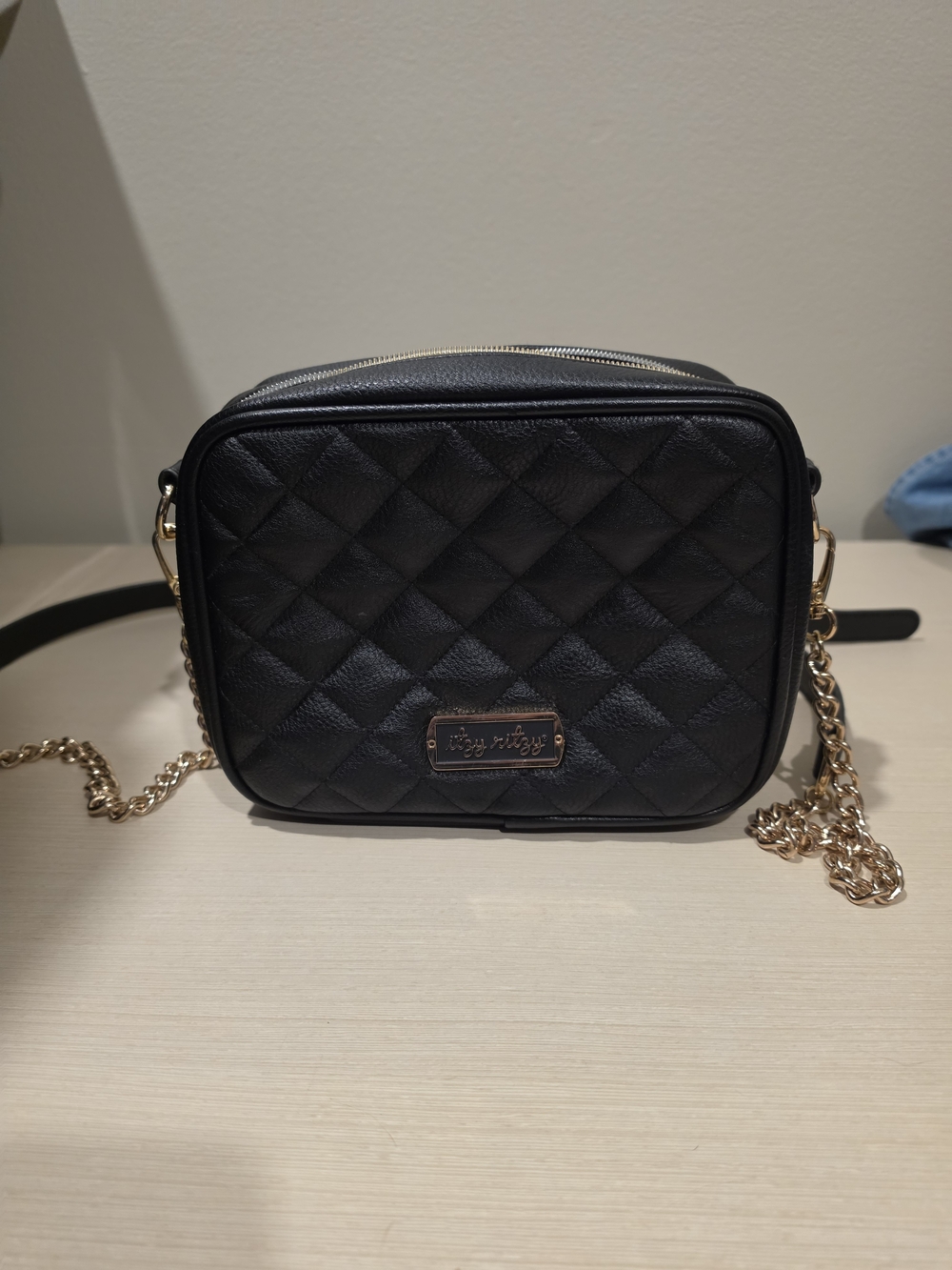 Itzy Ritzy "Double Take" Quilted Boss Crossbody Diaper Bag